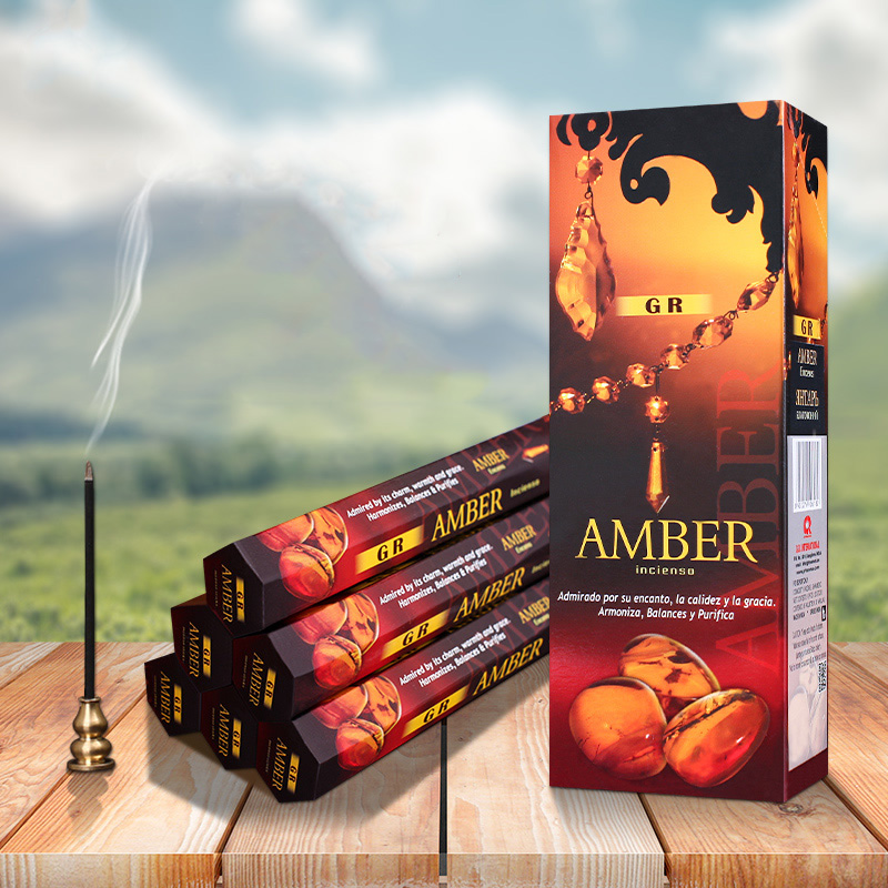Amber Musk Oil - Indien Weihrauch Bernstein Aroma Weihrauch Stick