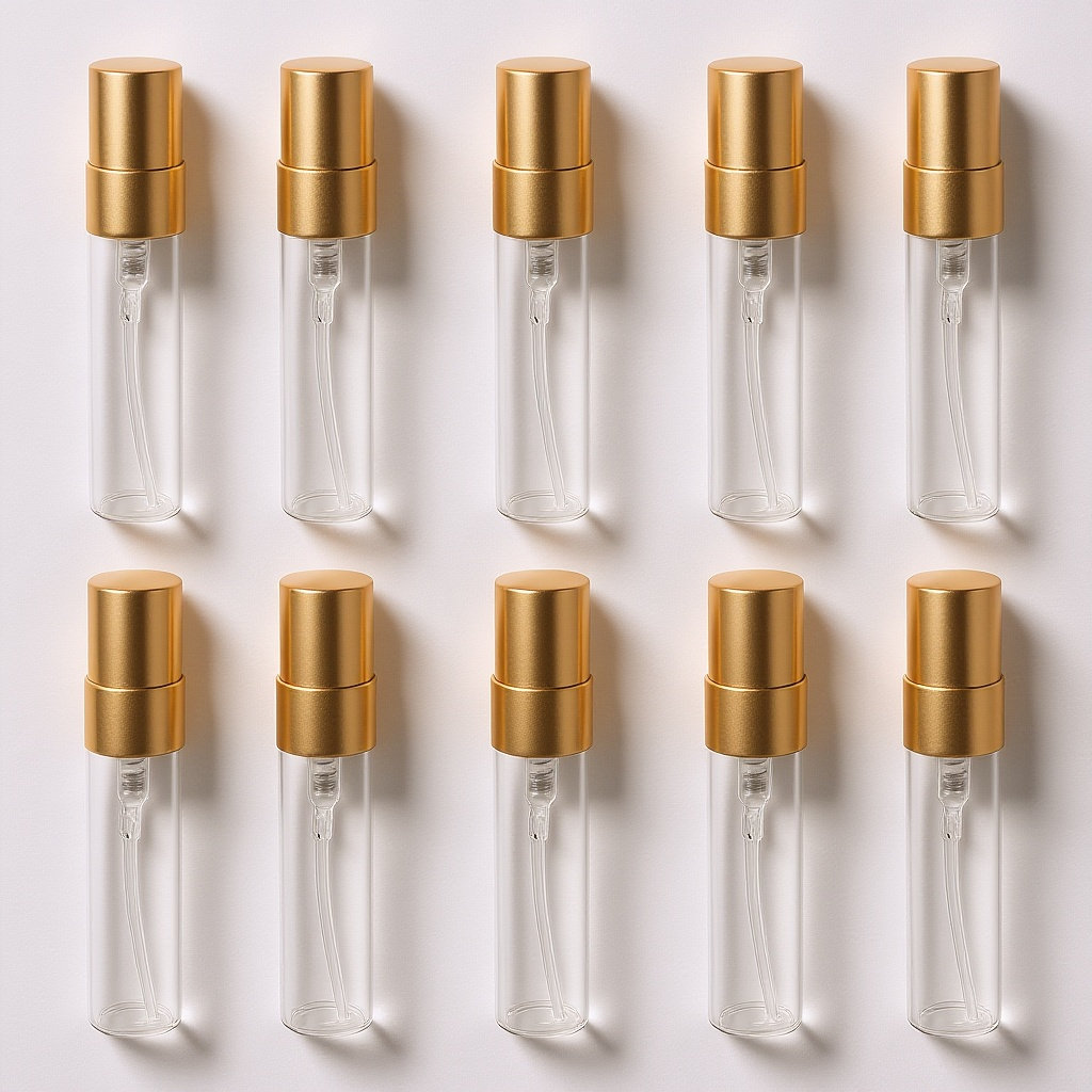 Perfume Fragrance Body Lotion - 10 Stück kleine Glasfläschchen für Parfüm,