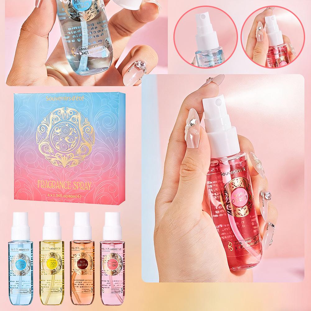 Rose Water Spray - Reisegrößer Duftspray für Frauen, alkoholfrei, langanhaltender
