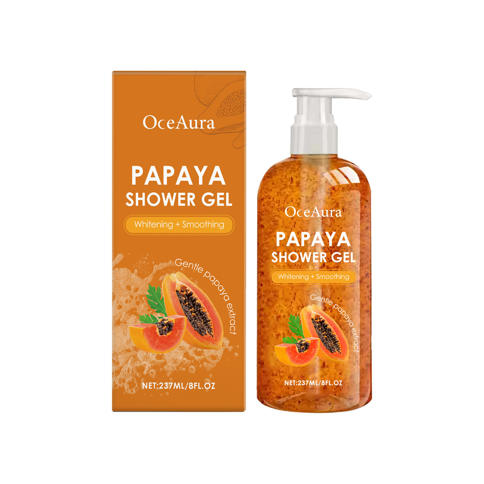 Perfume Fragrance Body Lotion - OCEAURA Parfümiertes Hautverschönerndes Duschgel, Erfrischender, Öl-kontrollierender