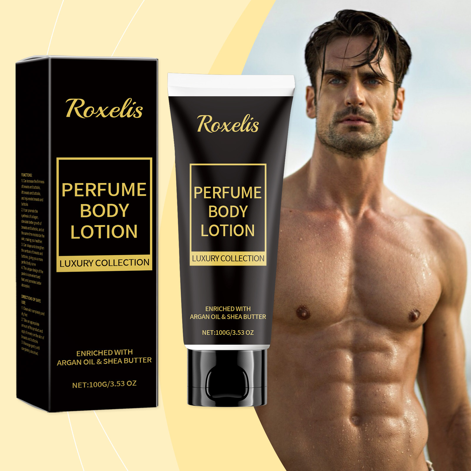Perfume Fragrance Body Lotion - Herren Charmantes Parfüm-Lotion Langanhaltender Leichter Duft