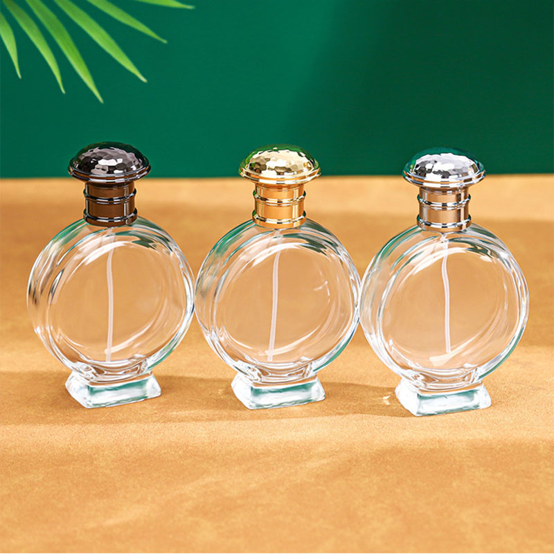 Perfume Fragrance Base - 100ML Nachfüllbare Parfüm-Sprühflasche mit Einzigartigem Flachrundem