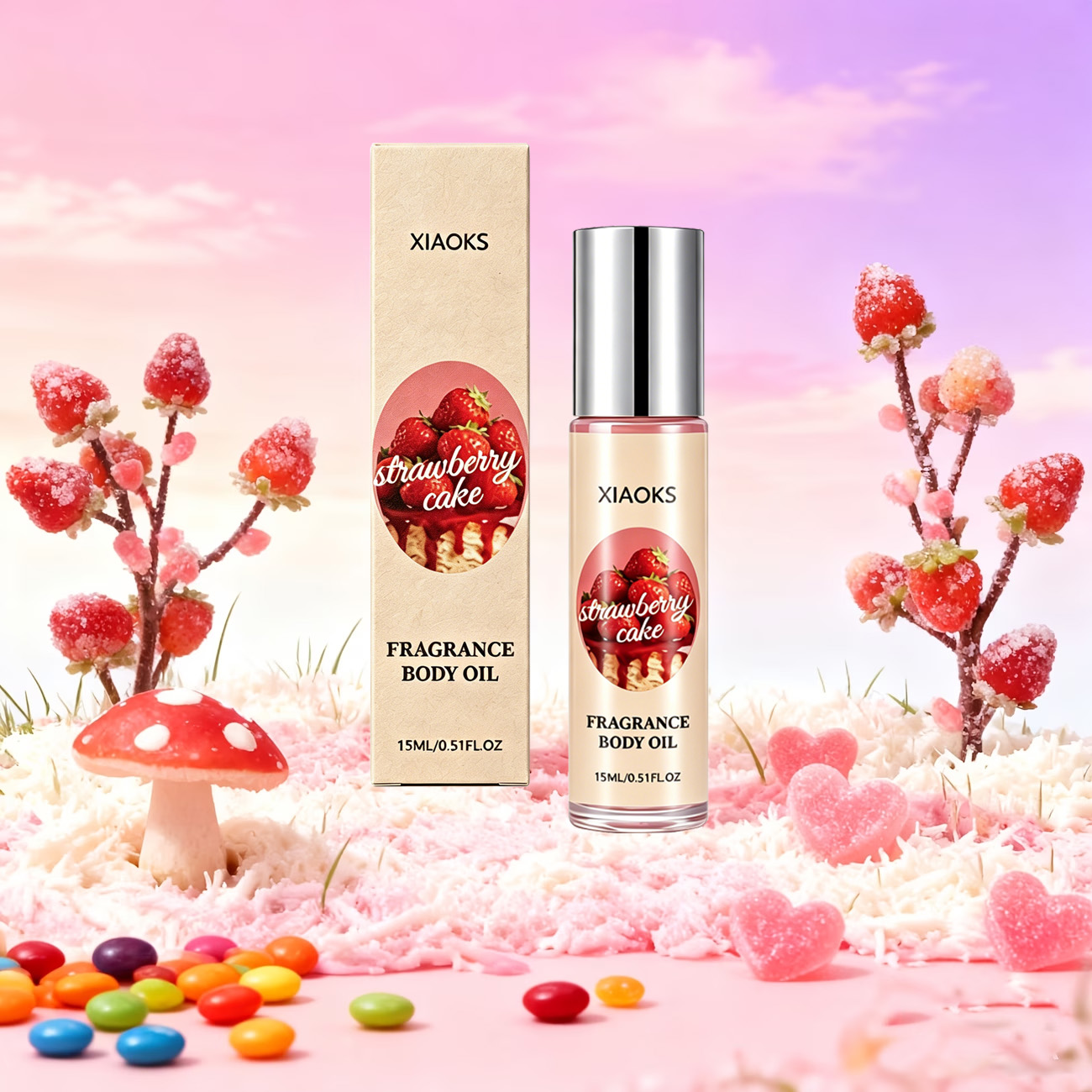 1 Flasche Erdbeer-Kuchen Roll- – Rose Water Spray Bewertung und Preis