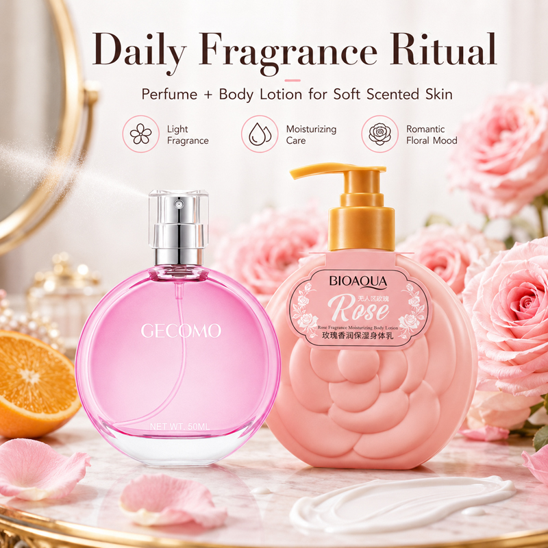 GECOMO Damen-Parfüm-Set 50ml + – Perfume Fragrance Body Lotion Bewertung und Preis