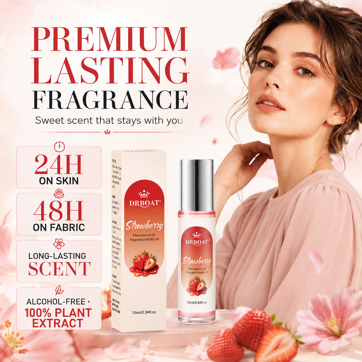 Erdbeer-Roll-On-Parfümöl für D – Fragrance Perfume Box Bewertung und Preis
