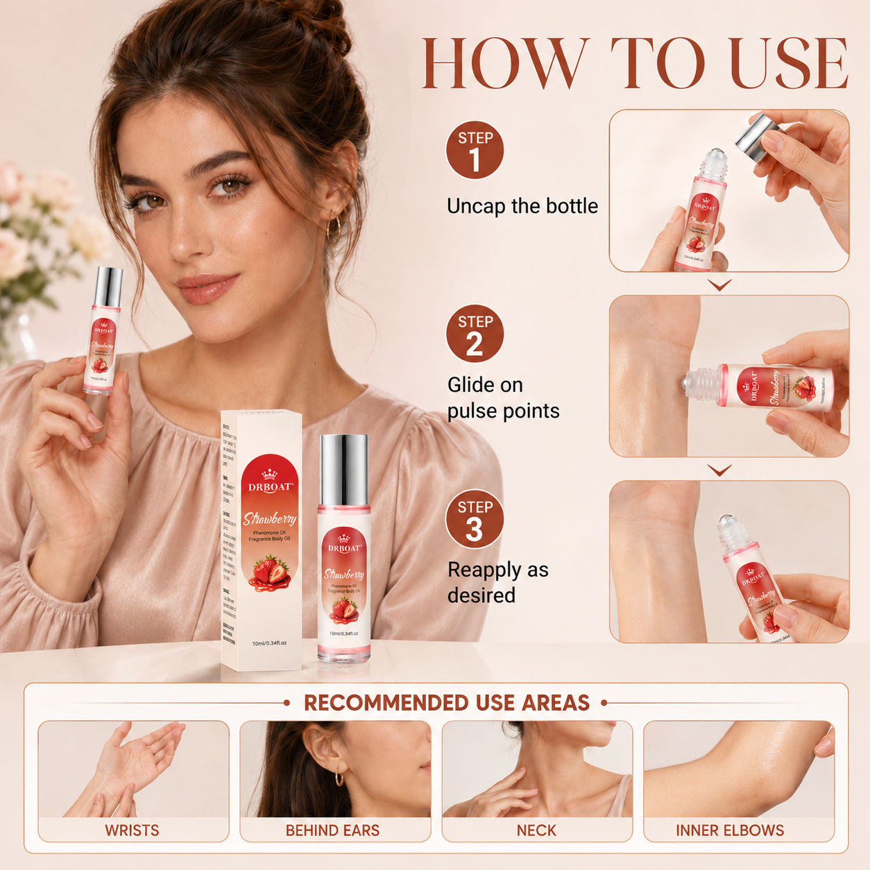 Erdbeer-Roll-On-Parfümöl für D – Fragrance Perfume Box Bewertung und Preis